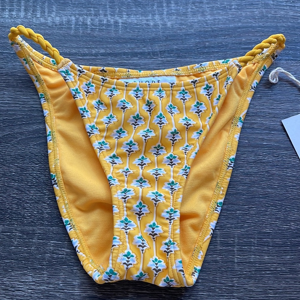 RHODE Yellow Floral Bikini - Picture 6 of 6